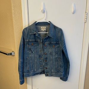 Madewell medium wash denim jacket